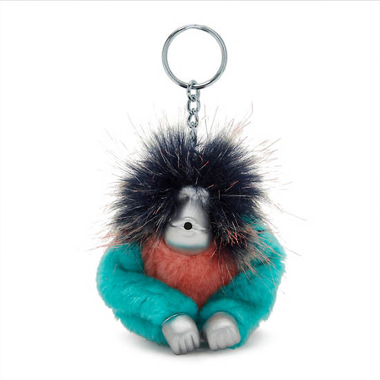 Kipling Fun Hair Sven Monkey Keychain Accessoires Groen | BE 1940IL